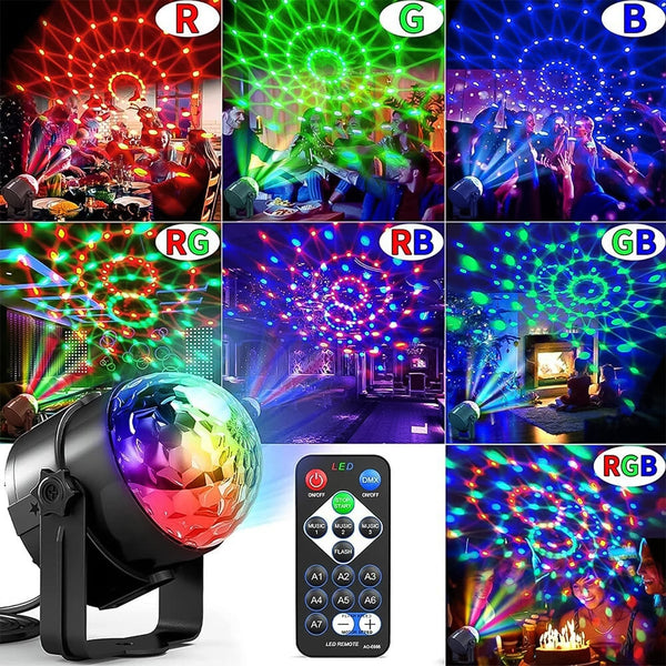 7548 Party Lights Dj Stage Light Disco Ball Light Usb Charging Party Stage Lamp Party Light For Home Bar Car Wedding Holiday Party Party Gift Kids Birthday
