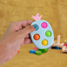 Silicone Push Pop Keychain Toy for Kids (1 Pc)