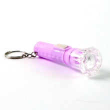 Plastic Body LED Mini Keychain Torch 
