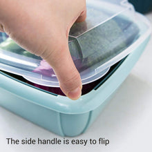 Collapsible food drainer basket with convenient double layers