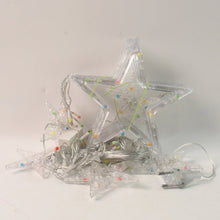 12 Stars LED Curtain String Lights with 8 Flashing Modes for Home Decoration, Diwali & Wedding LED Christmas Light Indoor and Outdoor Light ,Festival Decoration (Multicolor / With Box)